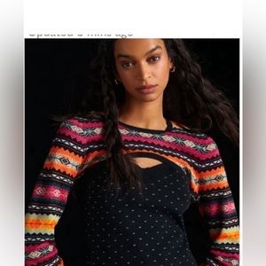 Anthropologie Maeve Fair Isle Sweater Size Small NWOT
